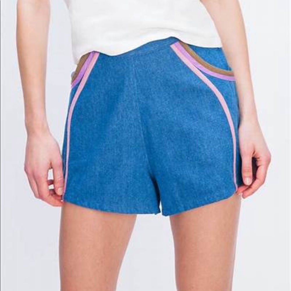 Samantha Pleet denim spectrum short 4 garmentory